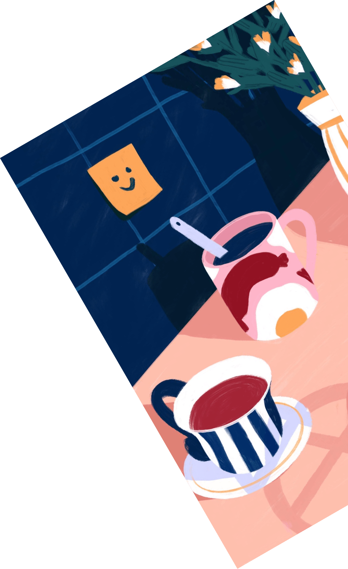 Illustration d'une tasse de café